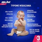 Ibum Forte 200 mg/ 5 ml, suspensie orală pentru copii de la 3 luni, aromă de căpșuni, 100 g