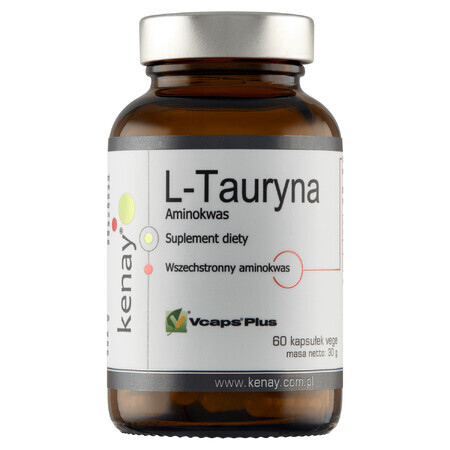 Kenay L-Taurina, 60 capsule vegetali