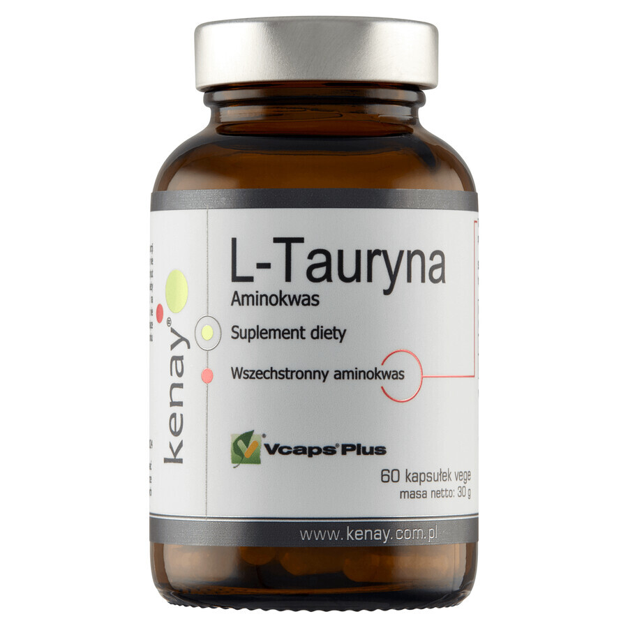 Kenay L-Taurina, 60 capsule vegetali