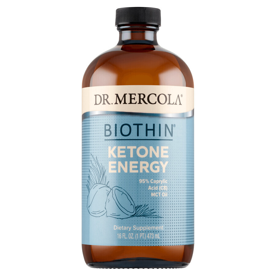 Olio MCT di energia chetonica Dr. Mercola, 473 ml