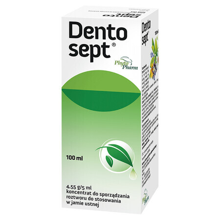 Dentosept 4,55 g/ 5 ml, concentrat pentru soluție orală, 100 ml