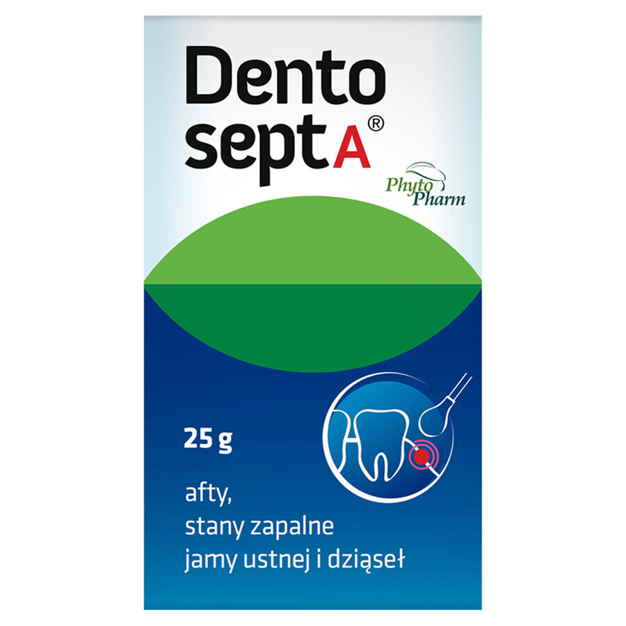 Dentosept A, mouthwash, 25 g