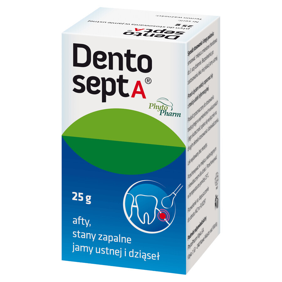 Dentosept A, mouthwash, 25 g