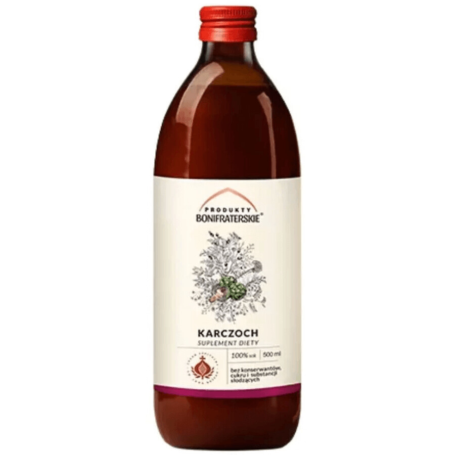 Bonifrater Producten Artisjok, vruchtensap met toegevoegde vitamine C, 500 ml