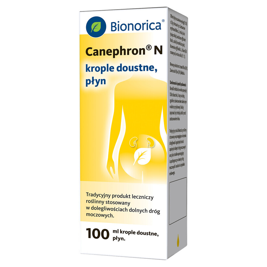 Canephron N, 1 ml/ml, picături orale, lichid, 100 ml