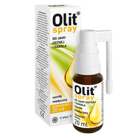 Olit, spray pentru gură și gât, 20 ml