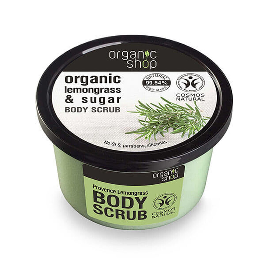 Organic Shop, bodyscrub, Provençaals citroengras, 250 ml