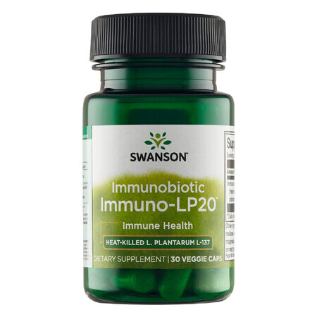 Swanson Immunobiotic Immuno-LP20, 30 vegetarian capsules