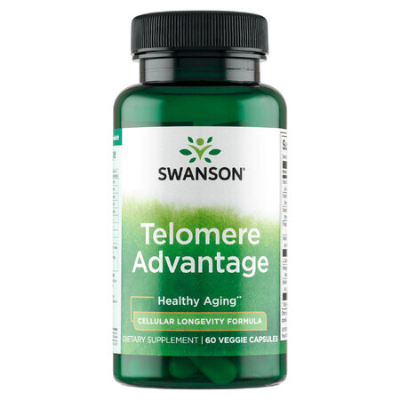 Swanson Telomere Advantage, 60 capsule vegetariene