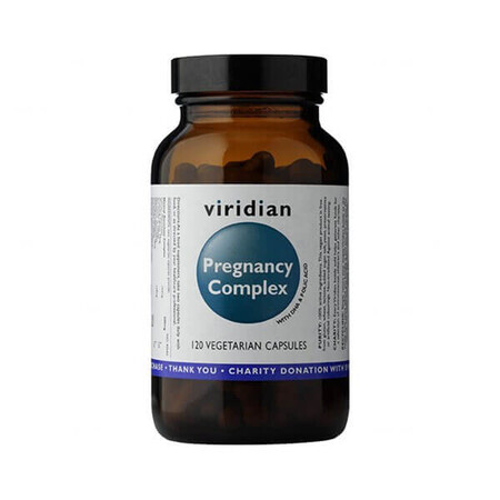 Viridian Pregnancy Complex, un complex pentru femeile însărcinate, 120 capsule