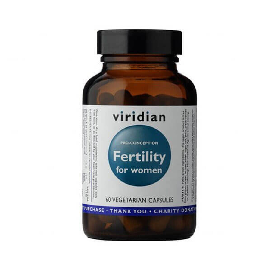 Viridian fertilitate pentru femei, 60 capsule