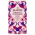 Pukka Sambuco ed Echinacea Bio, tisana alla frutta e alle erbe, sambuco e coneflower viola, aromatizzata, 2 g x 20 bustine