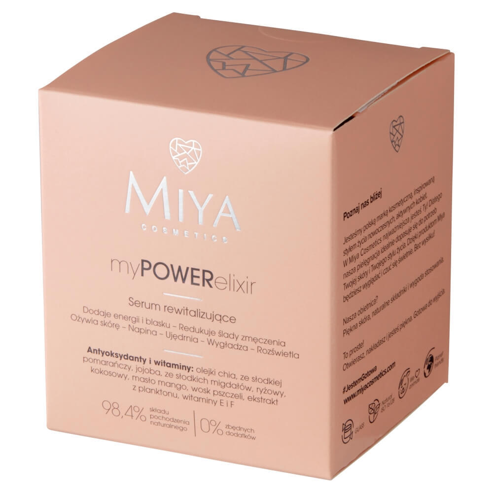 Miya myPOWERelixir, ser revitalizant pentru față, 50 ml