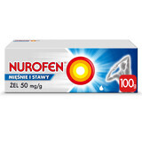 Nurofen Mușchi și Articulații 50 mg/g, gel, 100 g