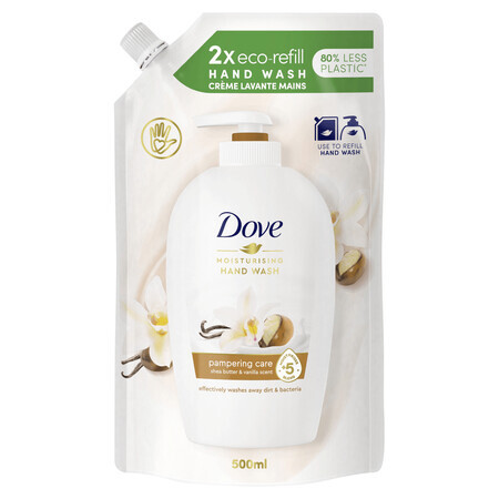 Dove, săpun lichid, unt de shea și vanilie, stoc, 500 ml