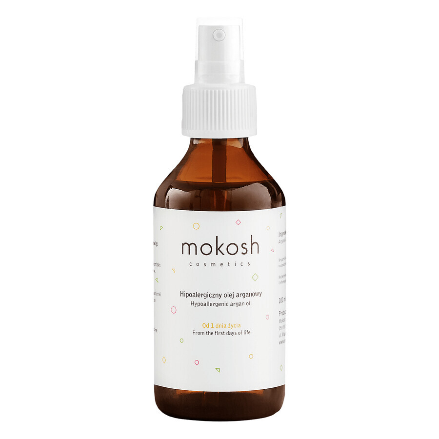 Mokosh, hypoallergenic argan oil for babies and children from the first day, 100 ml