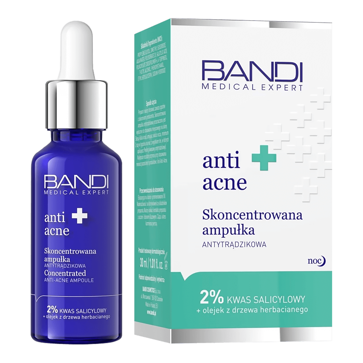 Bandi Medical Anti Acne, fiolă concentrată anti-acnee, 30 ml