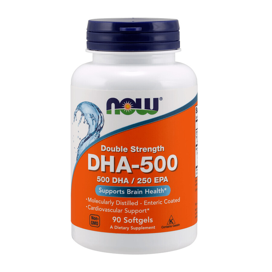 Now Foods DHA-500, 90 capsule moi