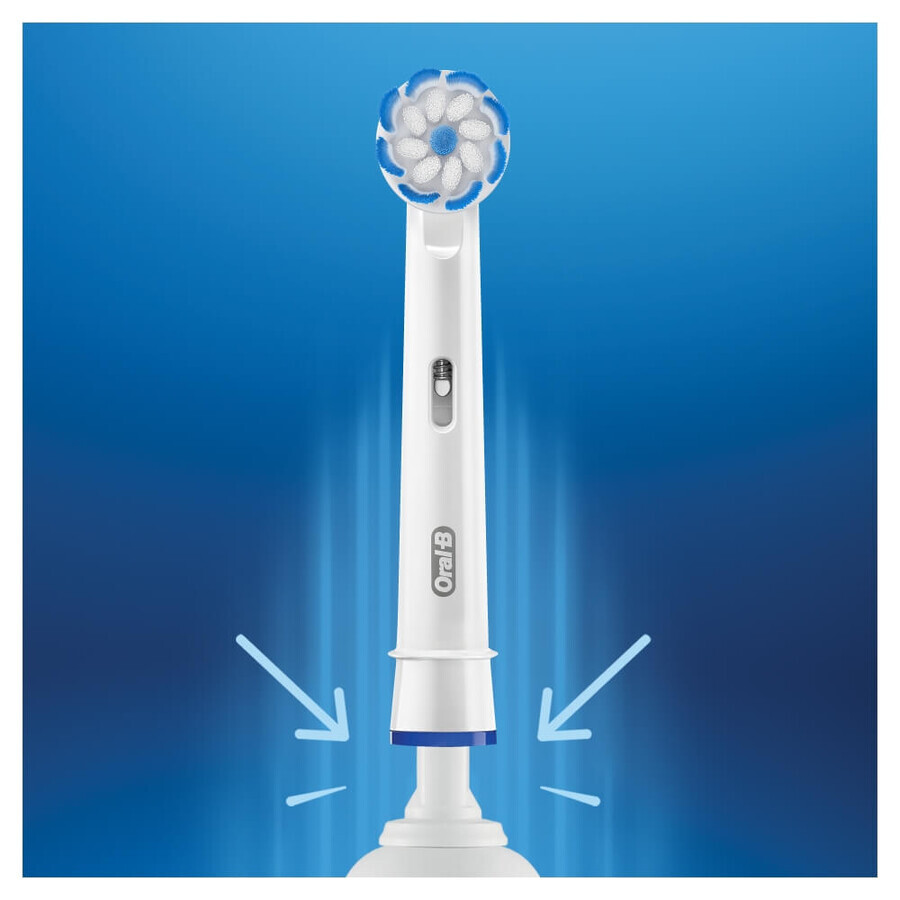 Oral-B, punte di ricambio per lo spazzolino elettrico Sensi UltraThin, EB 60-2, 2 pezzi