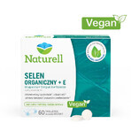 Naturell Organic Seleniu + E, 60 comprimate masticabile