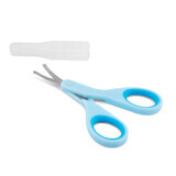 Chicco, nail scissors, blue, from birth, 1 pc