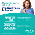 Gynoxin Optima 200 mg, 3 zachte vaginale capsules