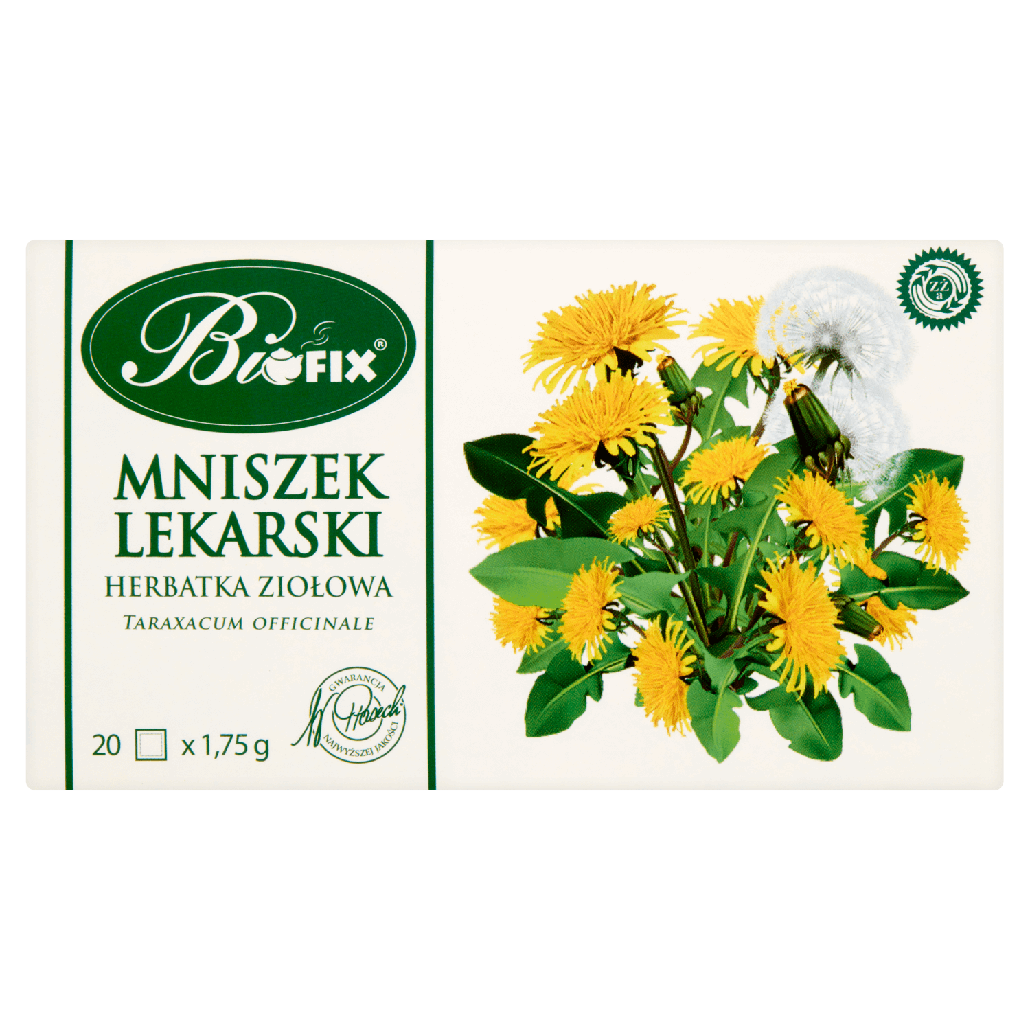 Bi Fix Păpădie, ceai de plante, 1,75 g x 20 pliculețe