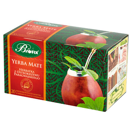 Bi Fix, Admiral Tea Yerba Mate, ceai, 20 pliculețe