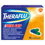 Theraflu Total Grip 500 mg + 6,1 mg + 100 mg, 16 capsule