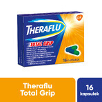 Theraflu Total Grip 500 mg + 6,1 mg + 100 mg, 16 capsule