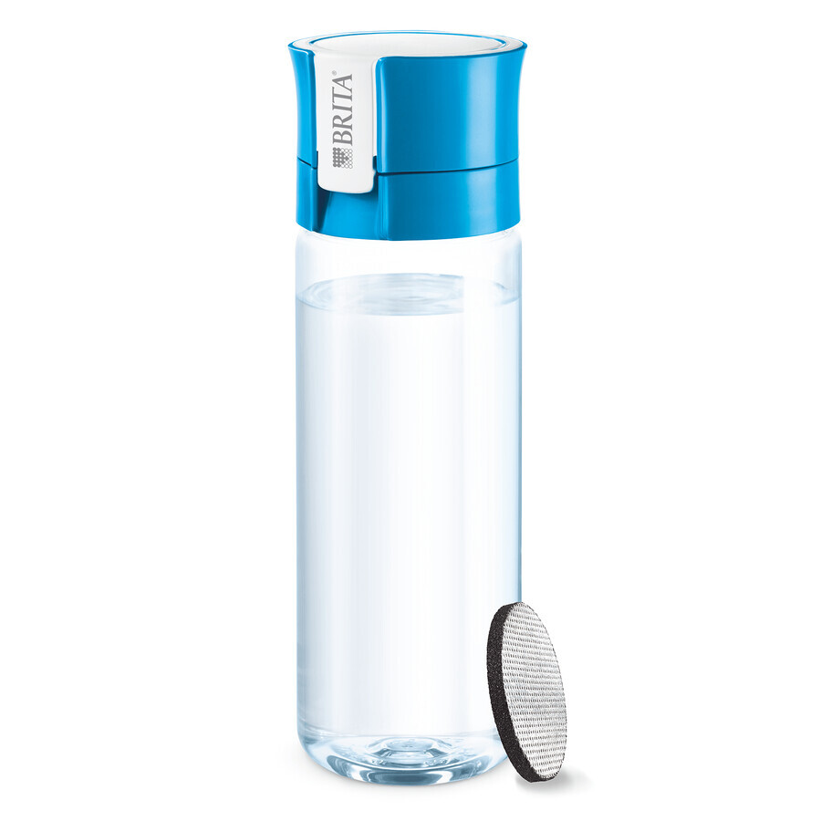 Brita Fill &amp; Go Vital, sticlă cu filtru, albastru, 0,6 l