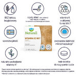 Naturell Vitamin K2 MK-7, vitamin K 75 µg, 60 chewable tablets