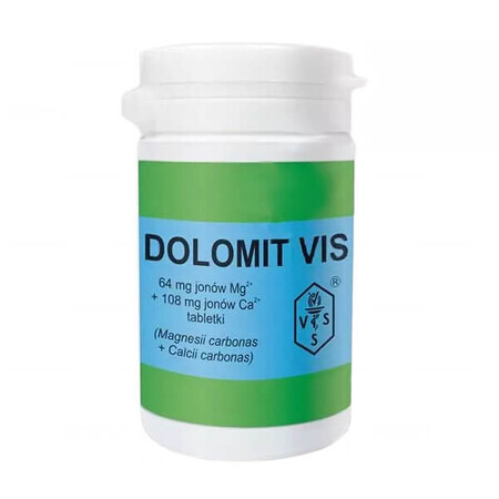 Dolomit VIS 108 mg + 64 mg, 100 comprimate