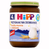 HiPP Collation au coucher Porridge au lait Bio, sans sucre ajouté, après 4 mois, 190 g