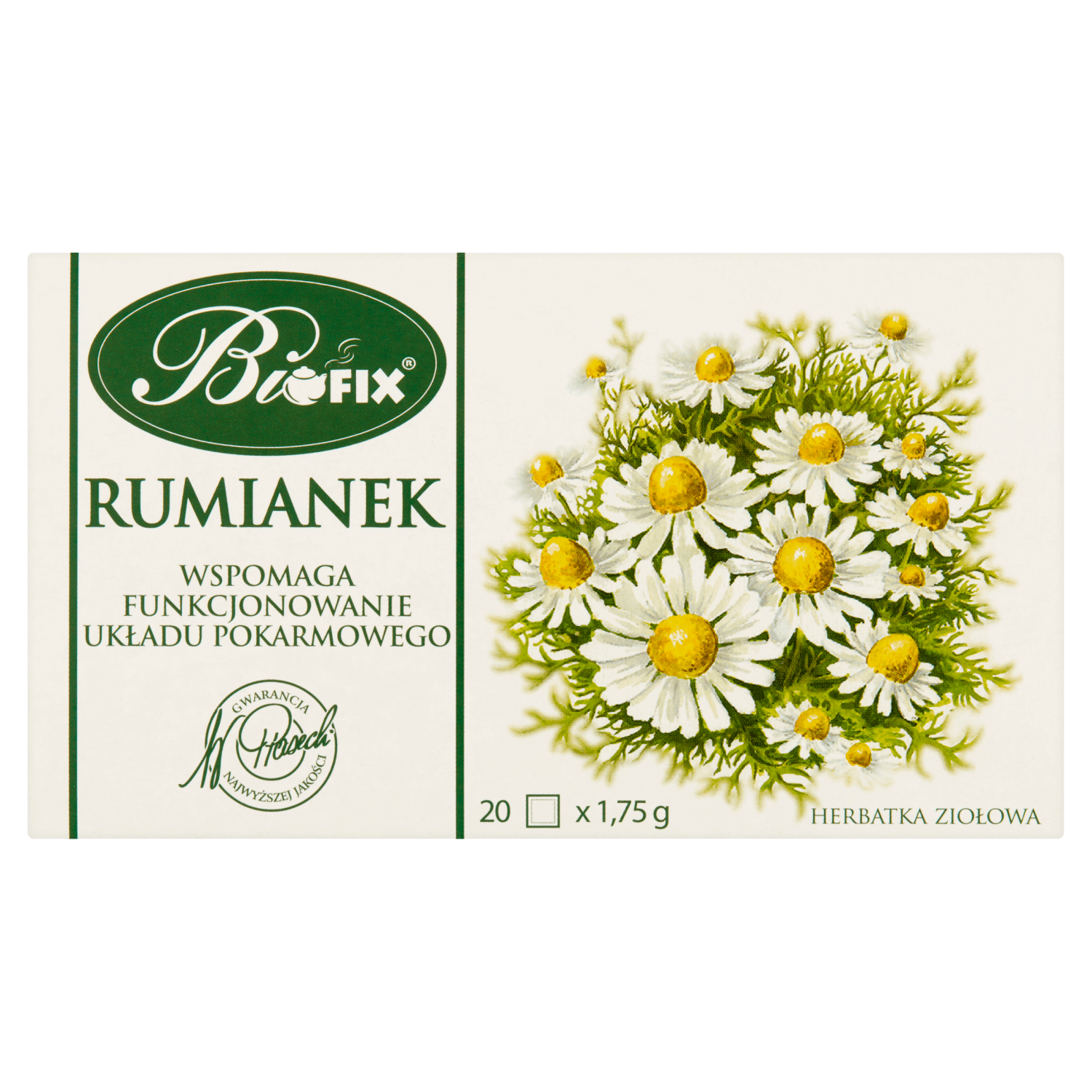 Bi Fix Mușețel, ceai de plante, 1,75 g x 20 pliculețe