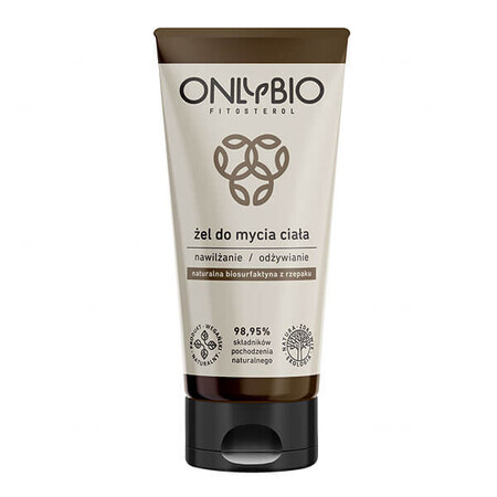 Onlybio, gel lavante per il corpo, idratante e nutriente, 200 ml