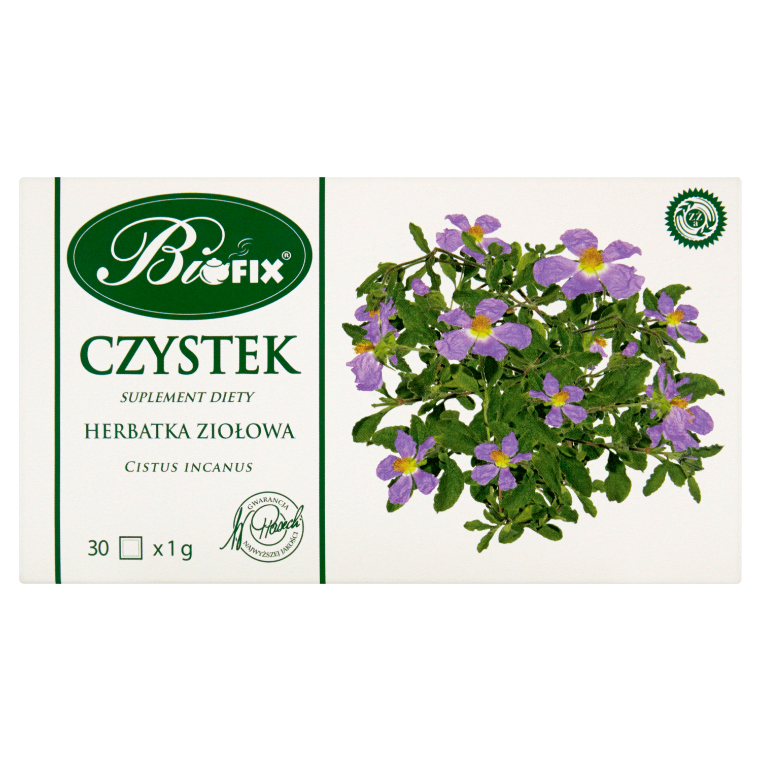 Bi Fix Czystek, ceai de plante, 30 pliculețe