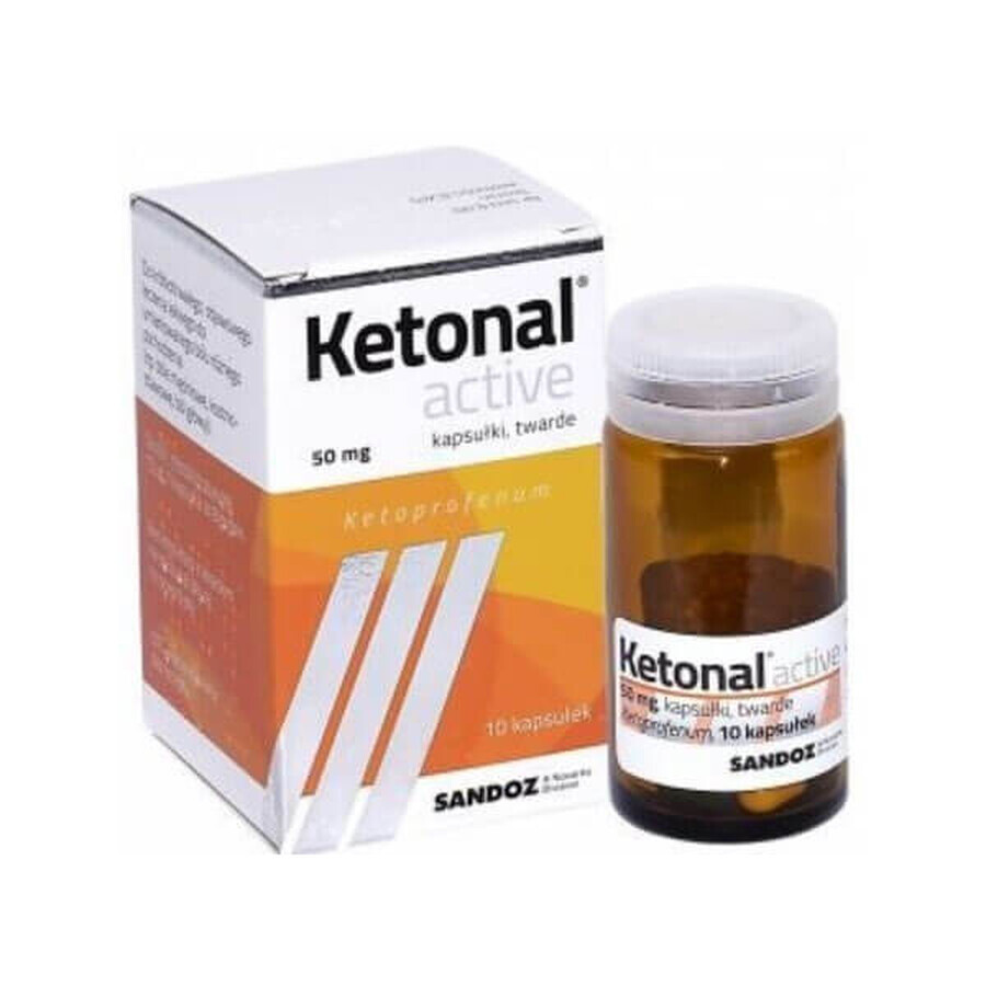 Ketonal Aktiv 50 mg, 10 Kapseln