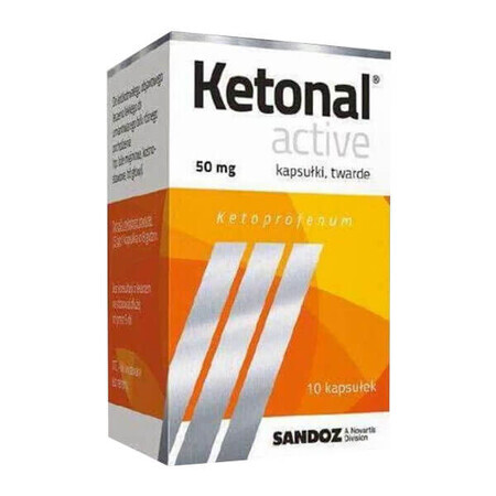 Ketonal Aktiv 50 mg, 10 Kapseln