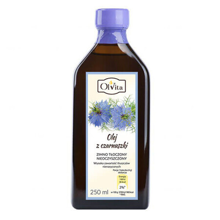 OlVita ulei de chimen presat la rece, nepurificat, 250 ml