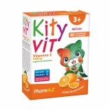 KityVIT Vitamina C, aroma de portocale, 40 comprimate masticabile, PharmA-Z
