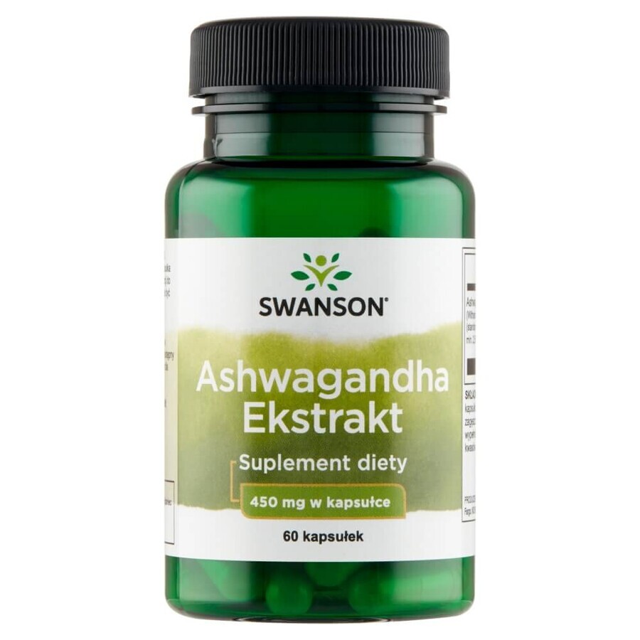 Swanson Ashwagandha Extract, 60 capsules