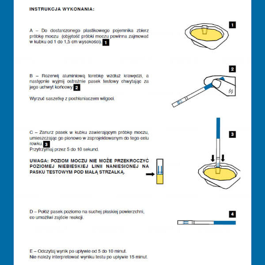 LabHome M-Albu-Check-1 strip, test voor de detectie van albumine in urine, beoordeling van de nierfunctie, 1 stuk