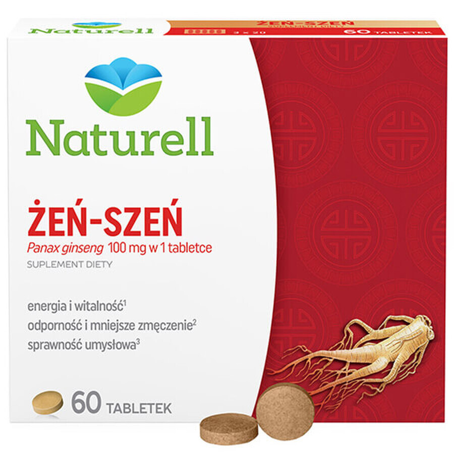 Naturell Ginseng, 60 tablets