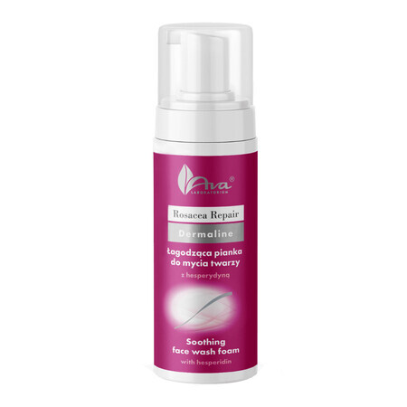 AVA Rosacea Repair, beruhigender Gesichtsreinigungsschaum mit Hesperidin, Akne- und Gefäßhaut, 150 ml