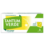 Tantum Verde 3 mg, aromă de lămâie, 20 pastile tari