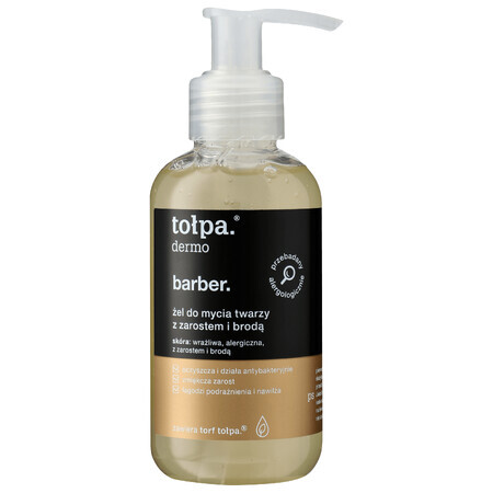 Tolpa Dermo Barber, Bart- und Gesichtsreinigungsgel, 150 ml