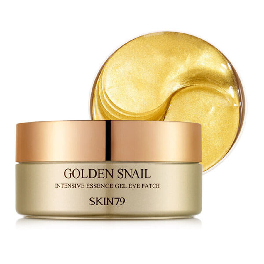 Skin79, Golden Snail Intensive Essence Gel Eye Patch, eye patches, 60 pieces