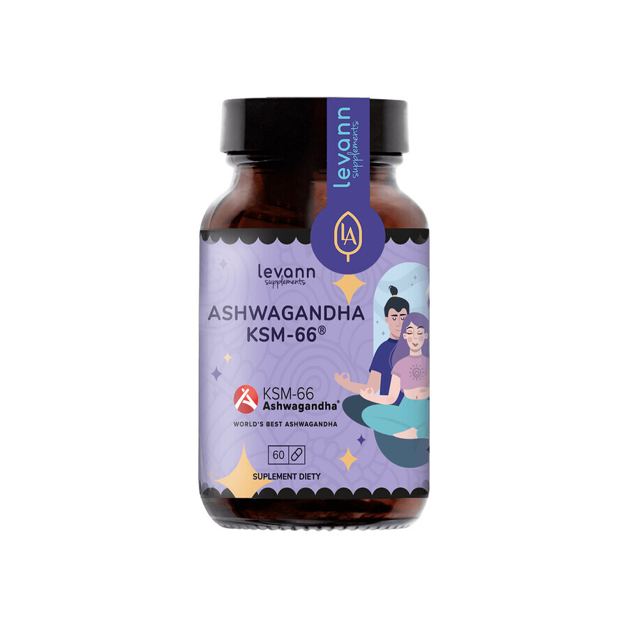 Levann Ashwagandha KSM-66, 60 capsule