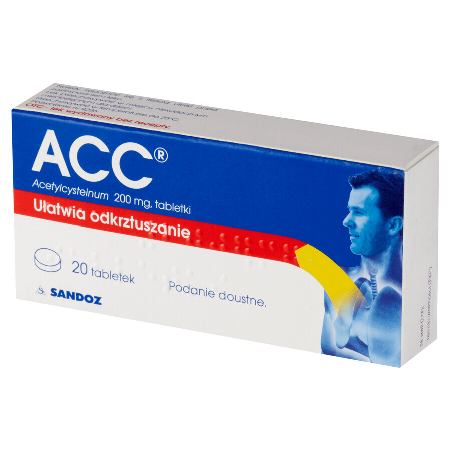 ACC 200 mg, 20 comprimate filmate